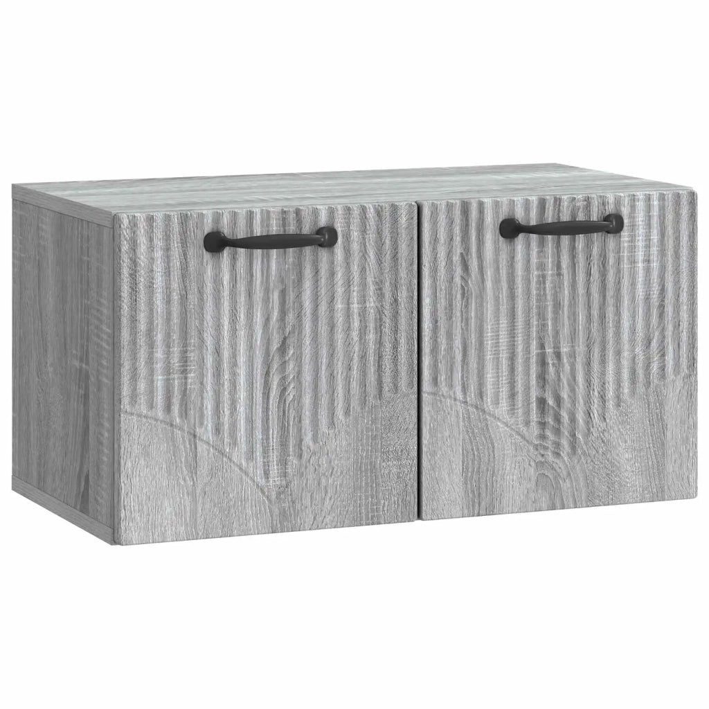 Mobile Porta TV da Muro Grigio Sonoma 59,5 x 31 x 30 cm