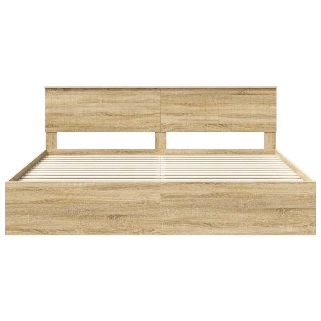 Struttura del letto Sonoma 200 x 200 cm Pino massello 3410557