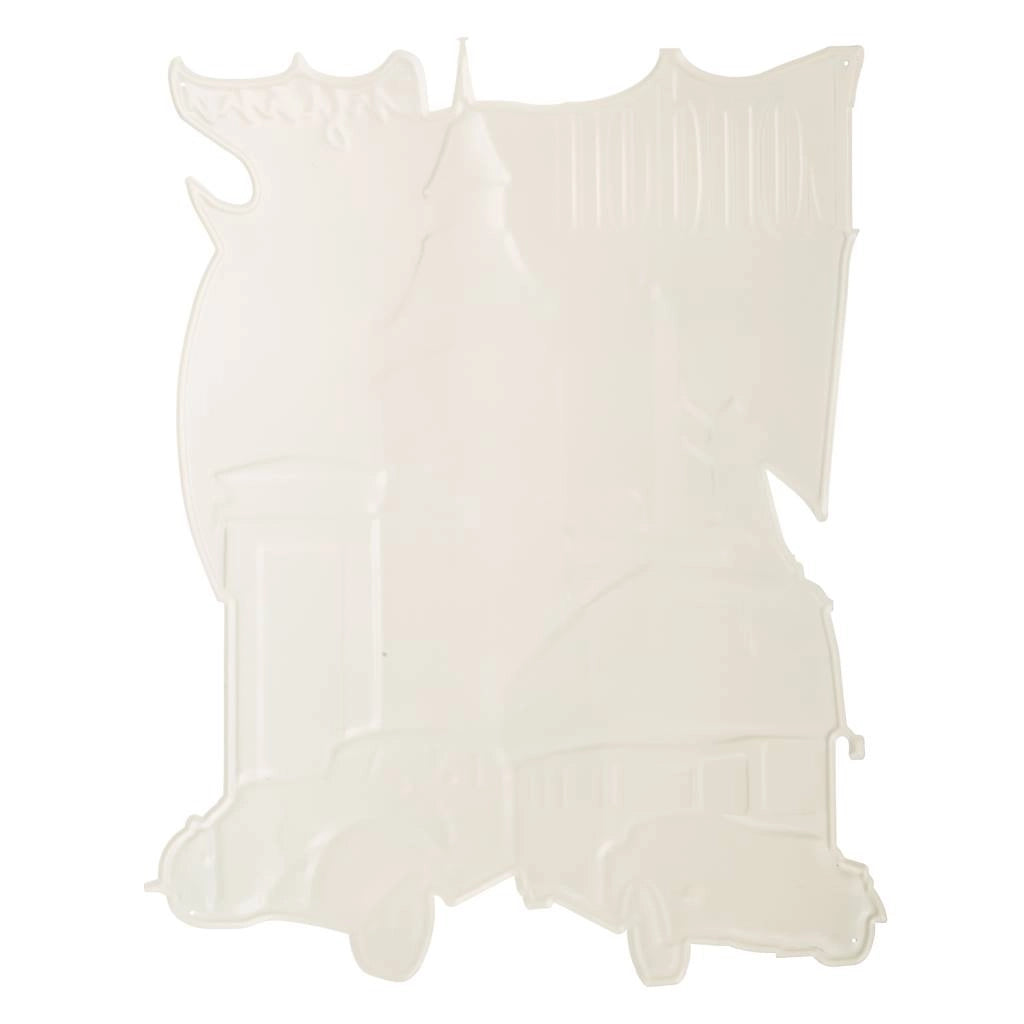 Piatto decorativo da parete in metallo 55x70x1h