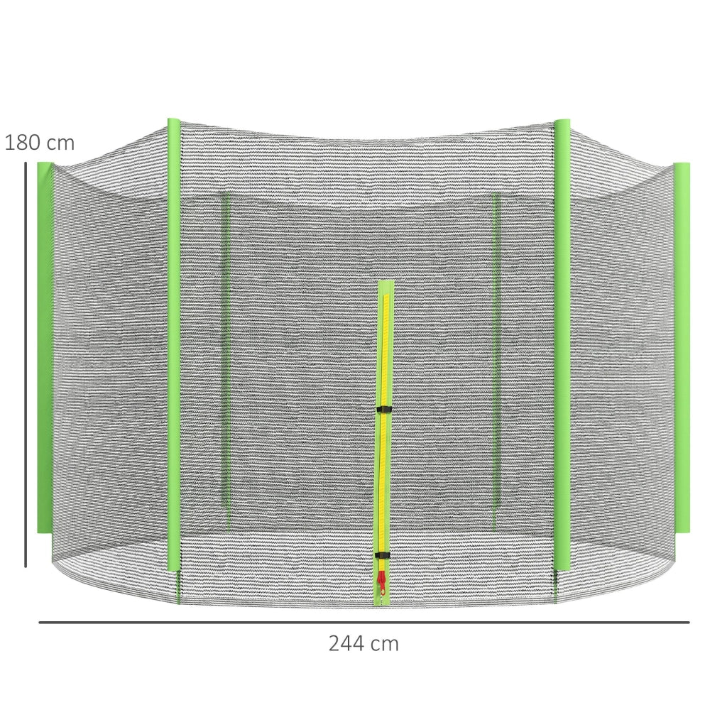 Rete di Sicurezza per Letto Elastico ?244 ¨C zephmum ¨C Verde per Esterno con Anti-UV
