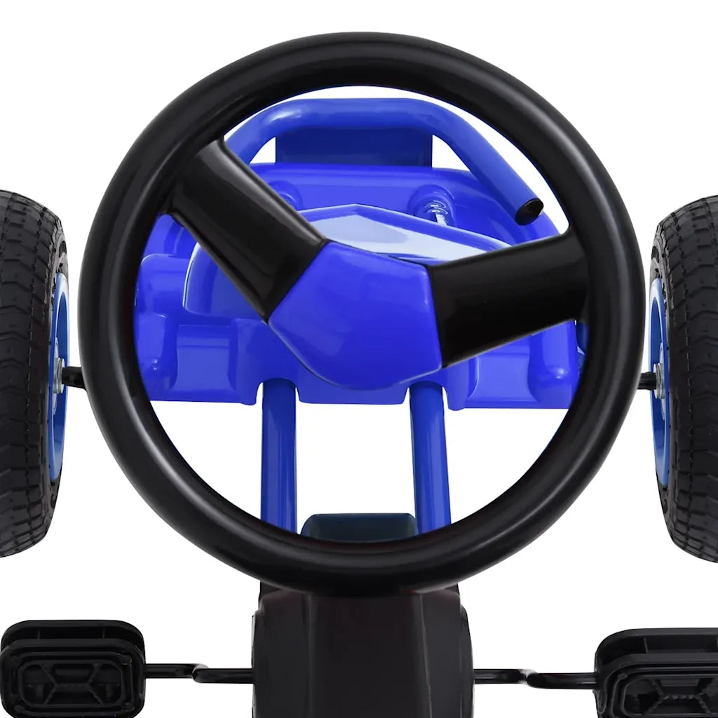 Go Kart a Pedali con Pneumatici Blu CFW2837028