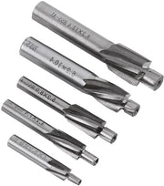 Set di Fori Pilotati con Mould End per M3-M8 - 5 pezzi - Borso a Slot Verzinkato Solido