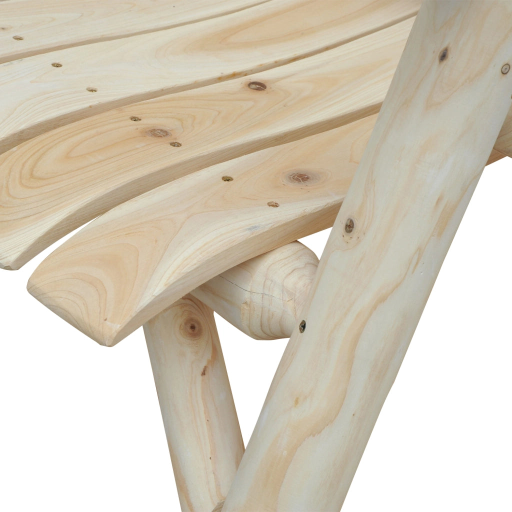Sedia Adirondack ¨C zephmum ¨C Legno Naturale 83x68x101 cm