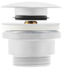 Tappo Per Lavabo Universale Klik-klak Rea White Mat