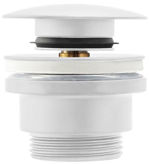 Tappo Per Lavabo Universale Klik-klak Rea White Mat