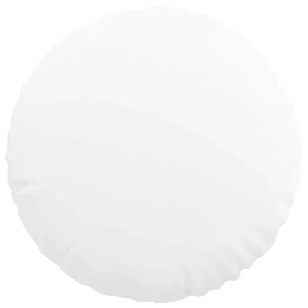 Cuscini per Seduta 2 pcs Bianco Ø50 x 19 cm Tessuto