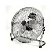 Trade Shop - Ventilatore 3 Pale In Alluminio Oscillante Diametro 40 Cm 70w Stand In Metallo -