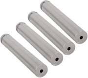 Set di Spaziatori in Acciaio Inossidabile - Supporti di Vetro - Spaziatori - Viti a Tappo - Viti Autoalimentanti - Kit da 4 - 19*120mm - Spaziatori di Supporto