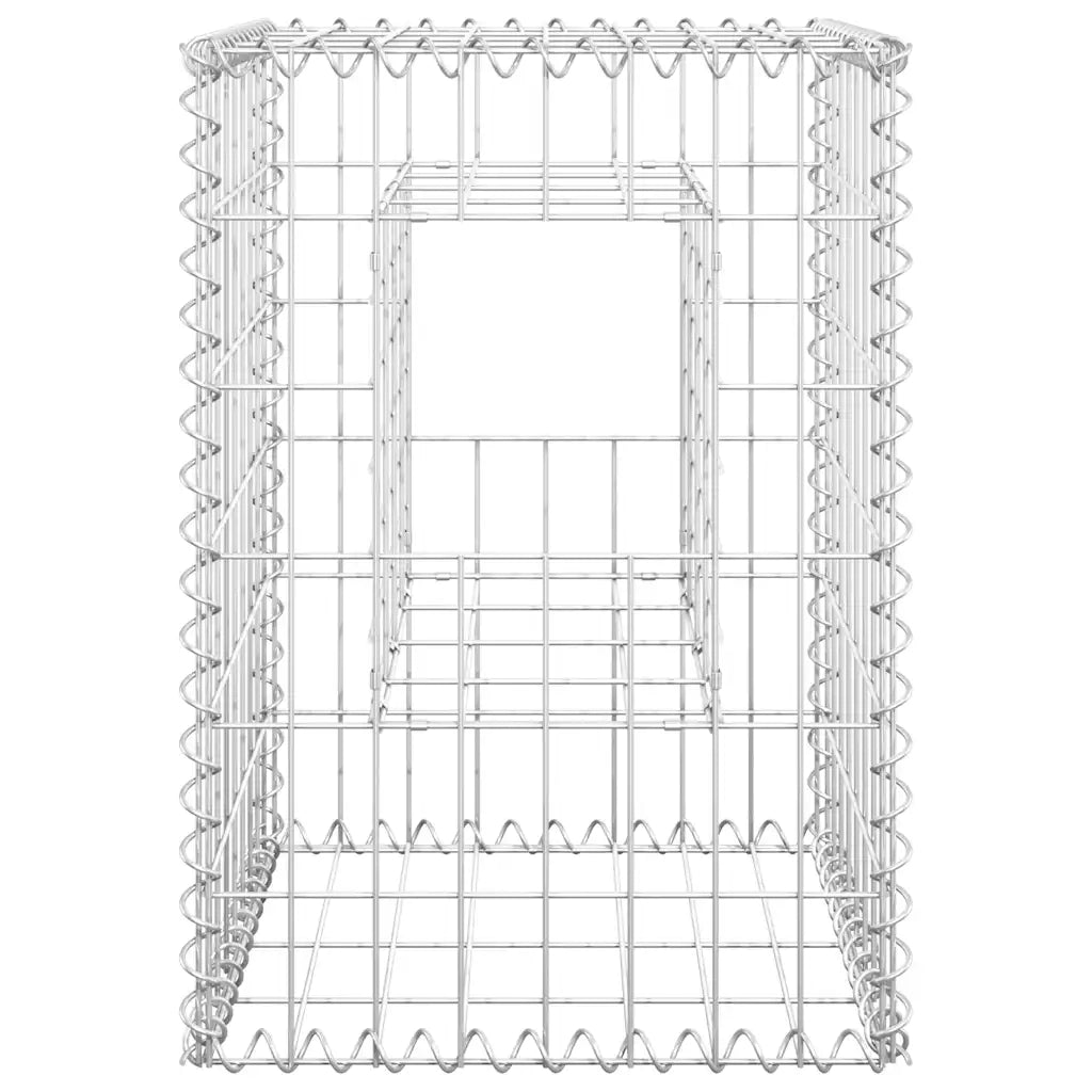 Cesti a Gabbione a Torre 2 pz 40x40x60 cm in Ferro 151259