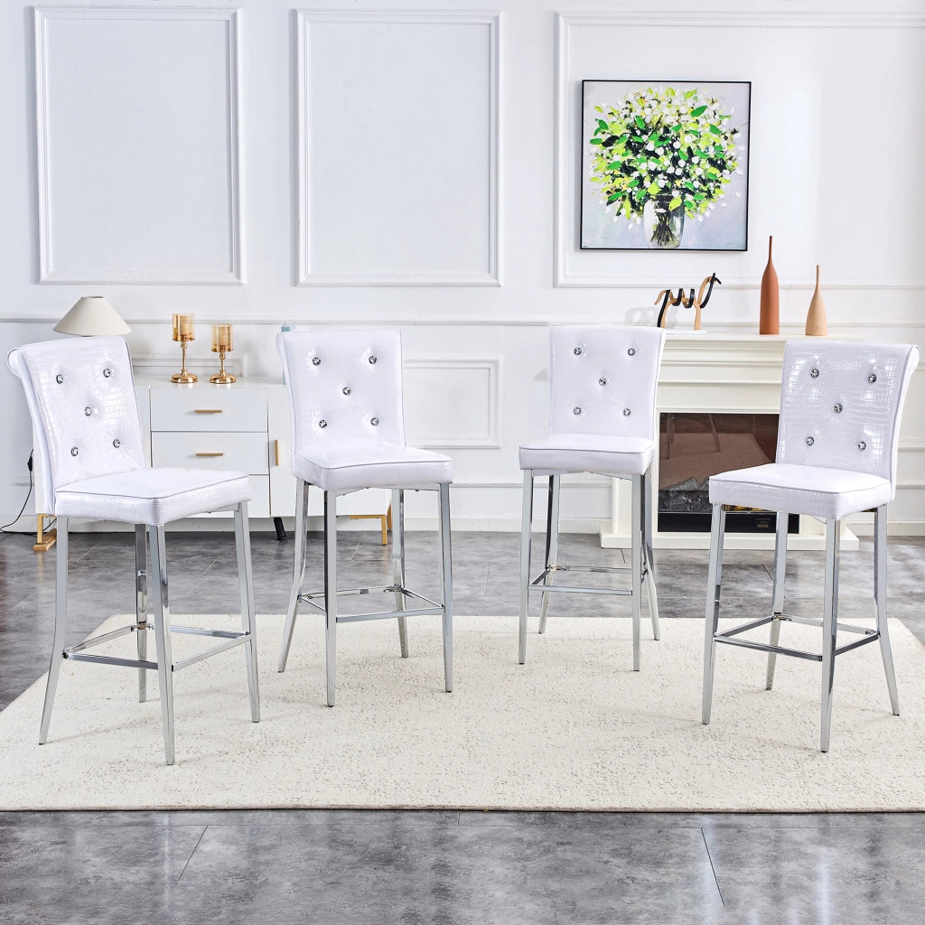 SGABELLO DA BAR Set da 2 pezzi in PVC
