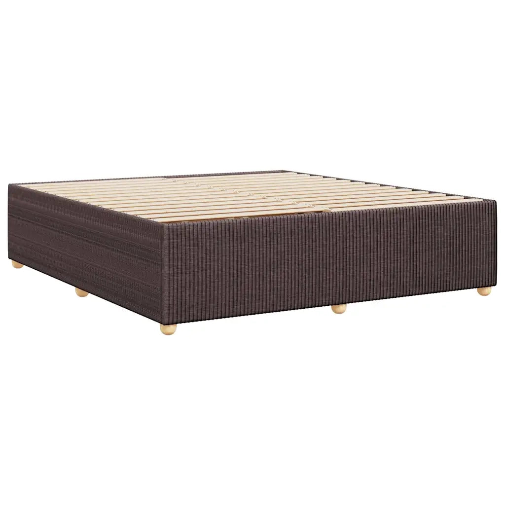Giroletto senza Materasso Marrone Scuro 180x200 cm Tessuto 3284959