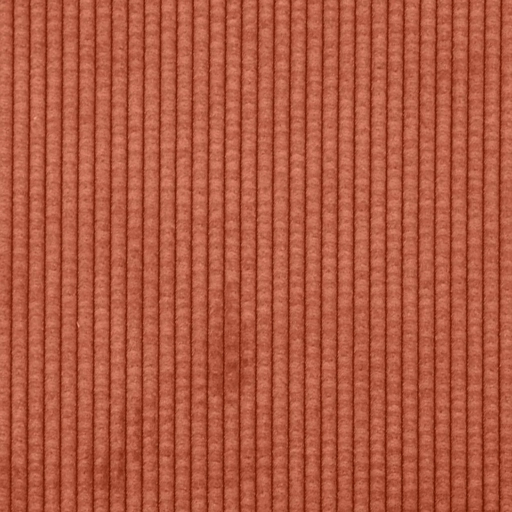 Divano Rosso Arancio 250 x 188 x 76 cm Tessuto in Cords 3335138