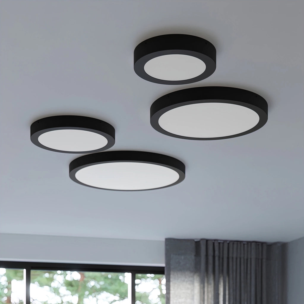 Plafoniera moderna rotonda bianca Ø60 OBSYDI Pure Lume
