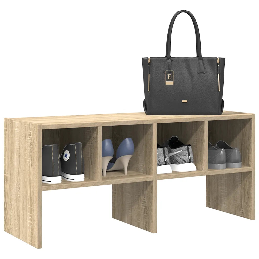 Scarpiera Impilabile Rovere Sonoma 89,5x30x40 cm 858843