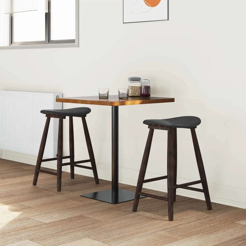 Sedie da pranzo 2 pcs Marrone Chiaro 46 x 37 x 63 cm 42020457