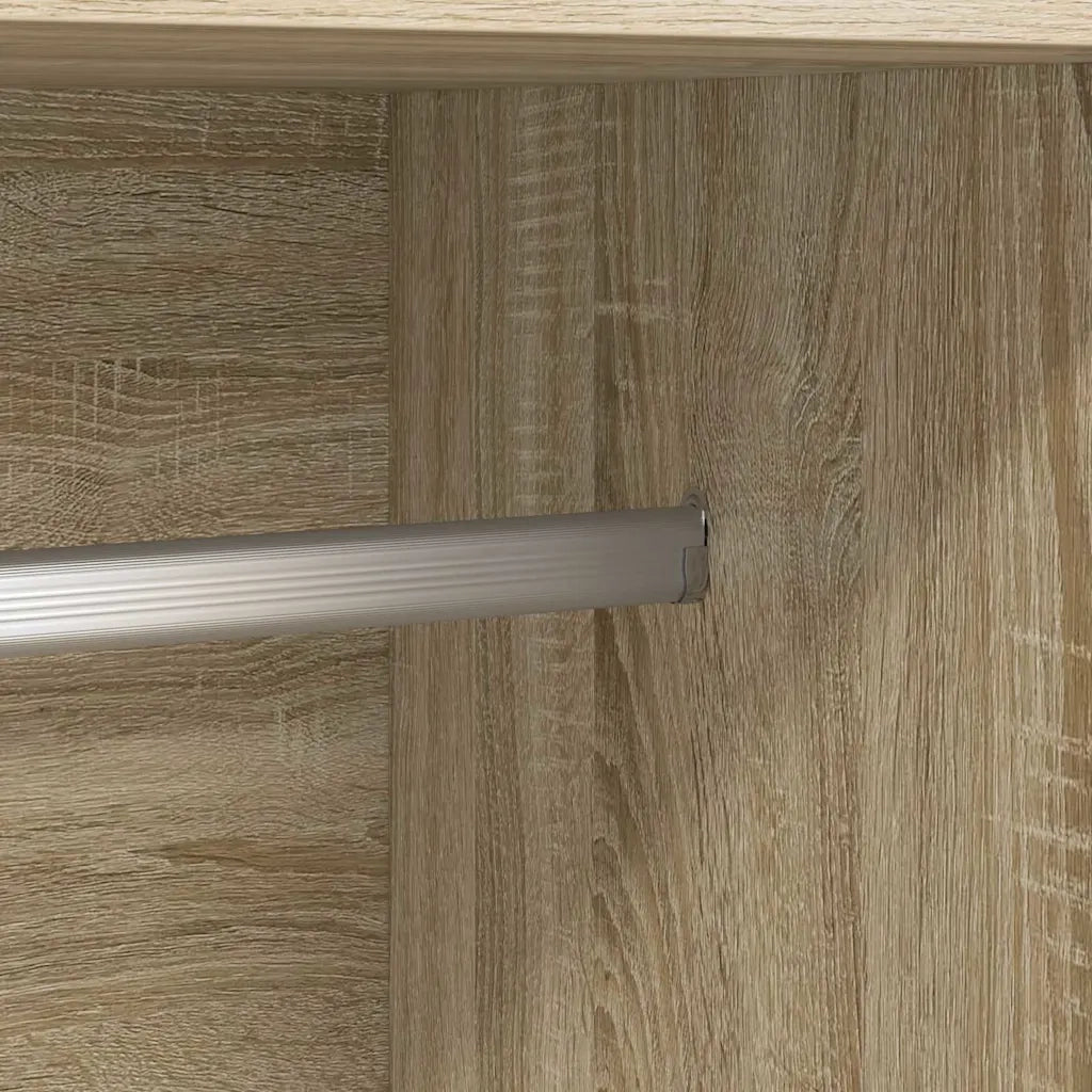 Armadio Rovere Sonoma 82,5x51,5x180 cm in Legno Multistrato 803437