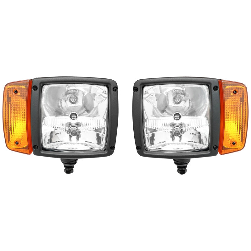 Set di fari anteriori con indicatori di direzione destro e sinistro 12V HR-A-035 Breckner Germany