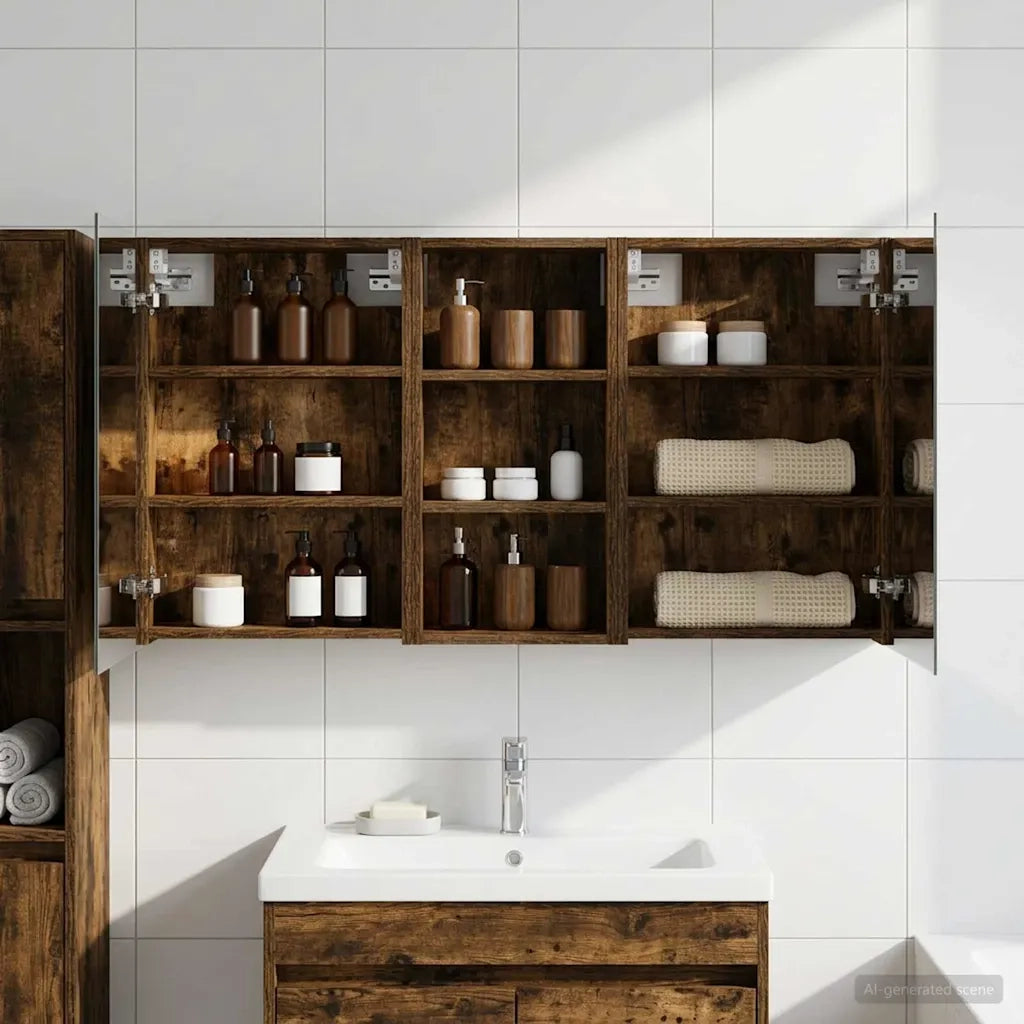 Set di Armadi da Bagno 3 pz 110 x 10,5 x 60,5 cm 3403716
