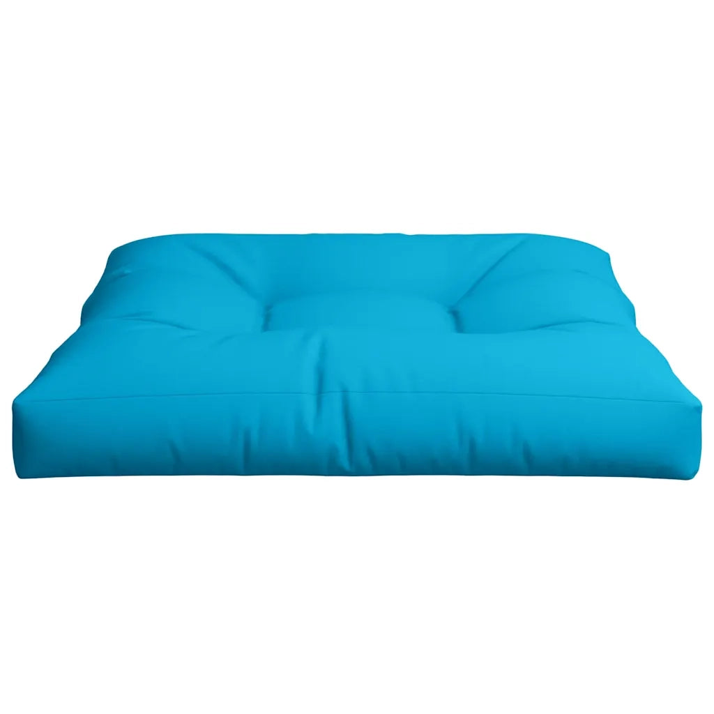 vidaXL Cuscino per Pallet Blu 70x70x12 cm in Tessuto