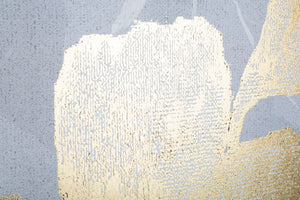 Stampa Dinpinta Flowery 80x3x120 cm in Legno e Tessuto