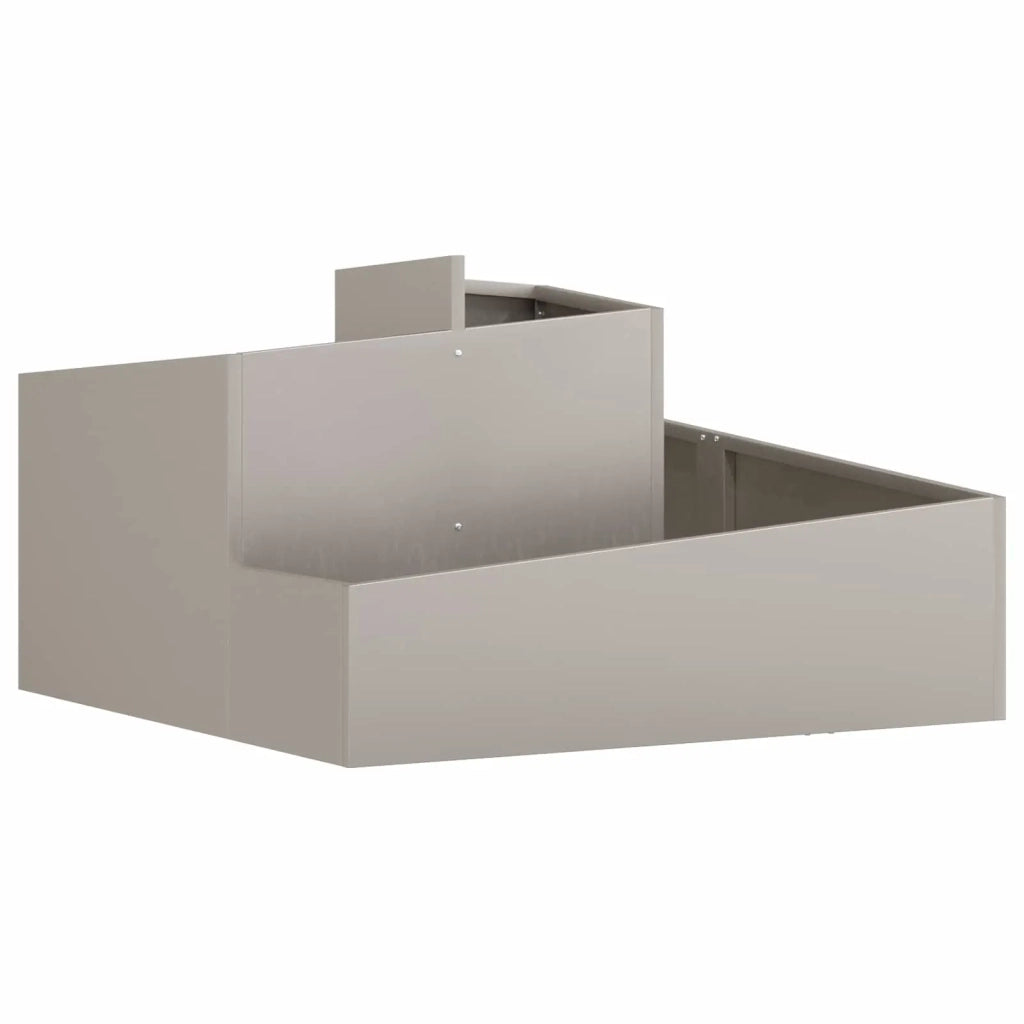 Vaso da giardino Marrone 80 x 80 x 50 cm 873584