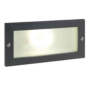 Lampada Segna Passo Rettangolare da Incasso a Parete a LED 10W 3000K Sovil Nero
