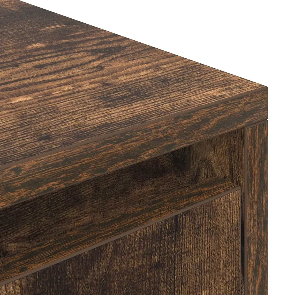 vidaXL Mobile Porta TV Rovere Fumo 188,5x41x50 cm in Legno Multistrato