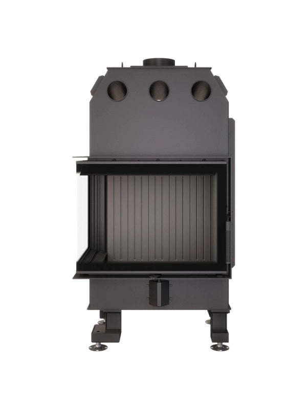 Caminetto ad angolo Inserto Apertura sinistra Nero Energy 65x50x47 (14,5 kW) ECO