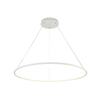 Lampada pendente Modern in Metallo Nola Bianco
