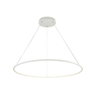 Lampada pendente Modern in Metallo Nola Bianco