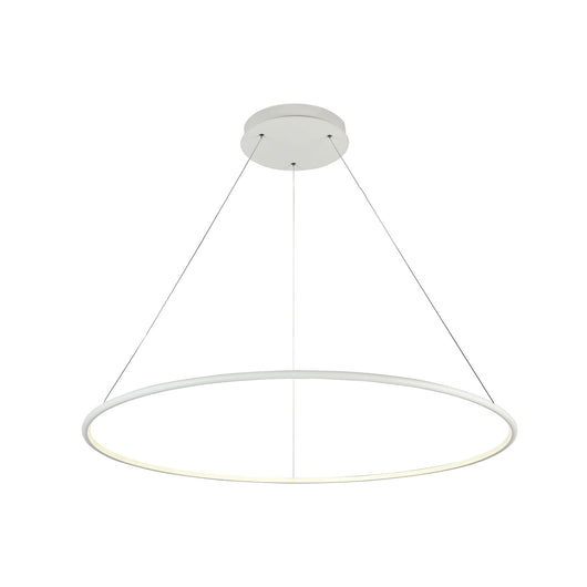 Lampada pendente Modern in Metallo Nola Bianco