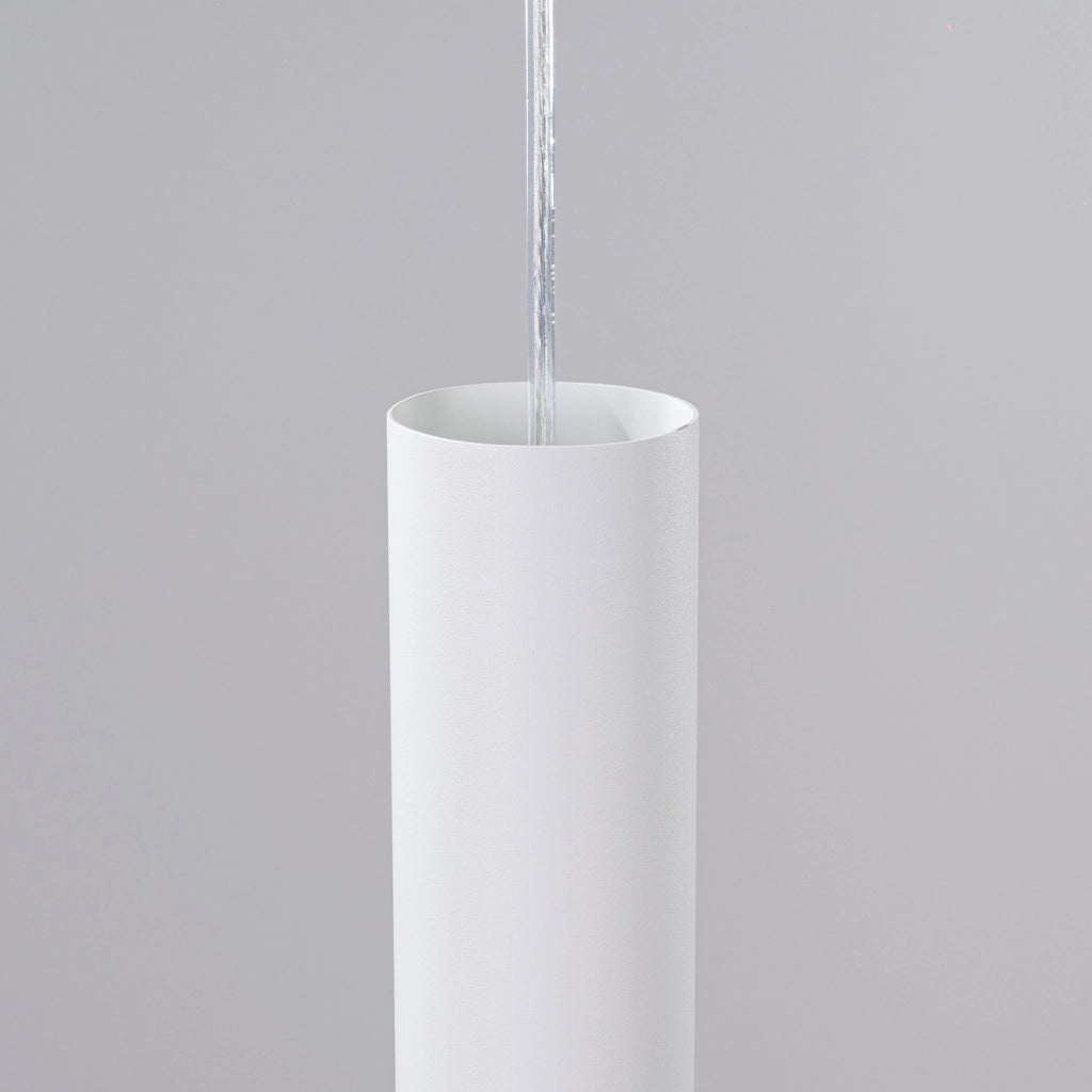 Lampada sospensione moderna bianca 2 tubi GU10 MODENO