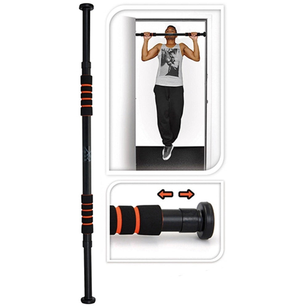 Trade Shop - Barra Per Trazioni Entro Porta Regolabile Allenamento Fitness Casa Chin Pull Up -