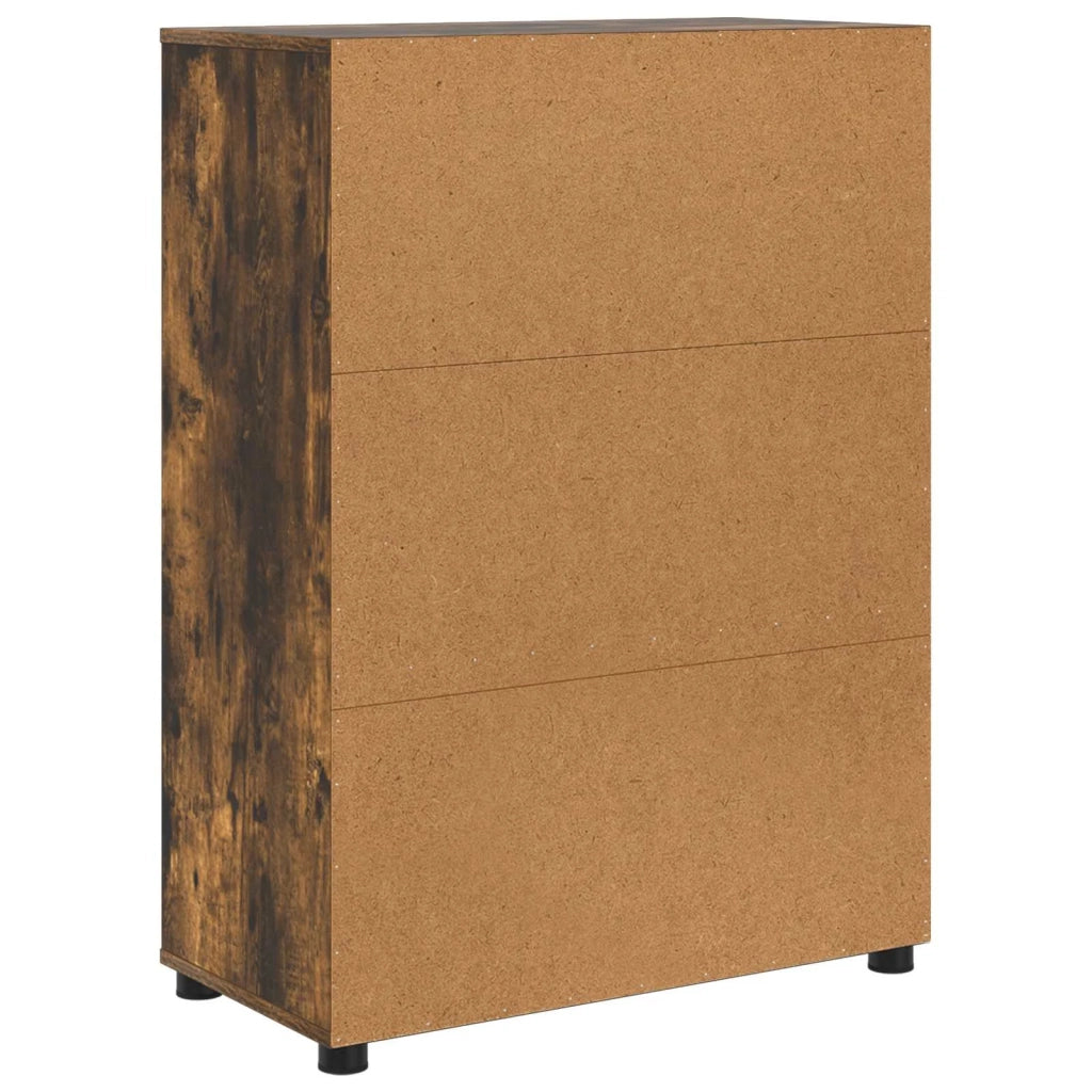 Mobile da Bagno con cassetto Rovere fumé 72,5 x 36,5 x 100 cm 888772