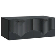 Mobile Porta TV da Muro Nero 78,5 x 41 x 30 cm