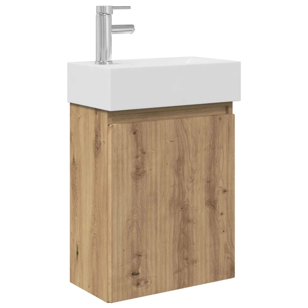 Mobile bagno con rubinetto Rovere Artigianale 889450