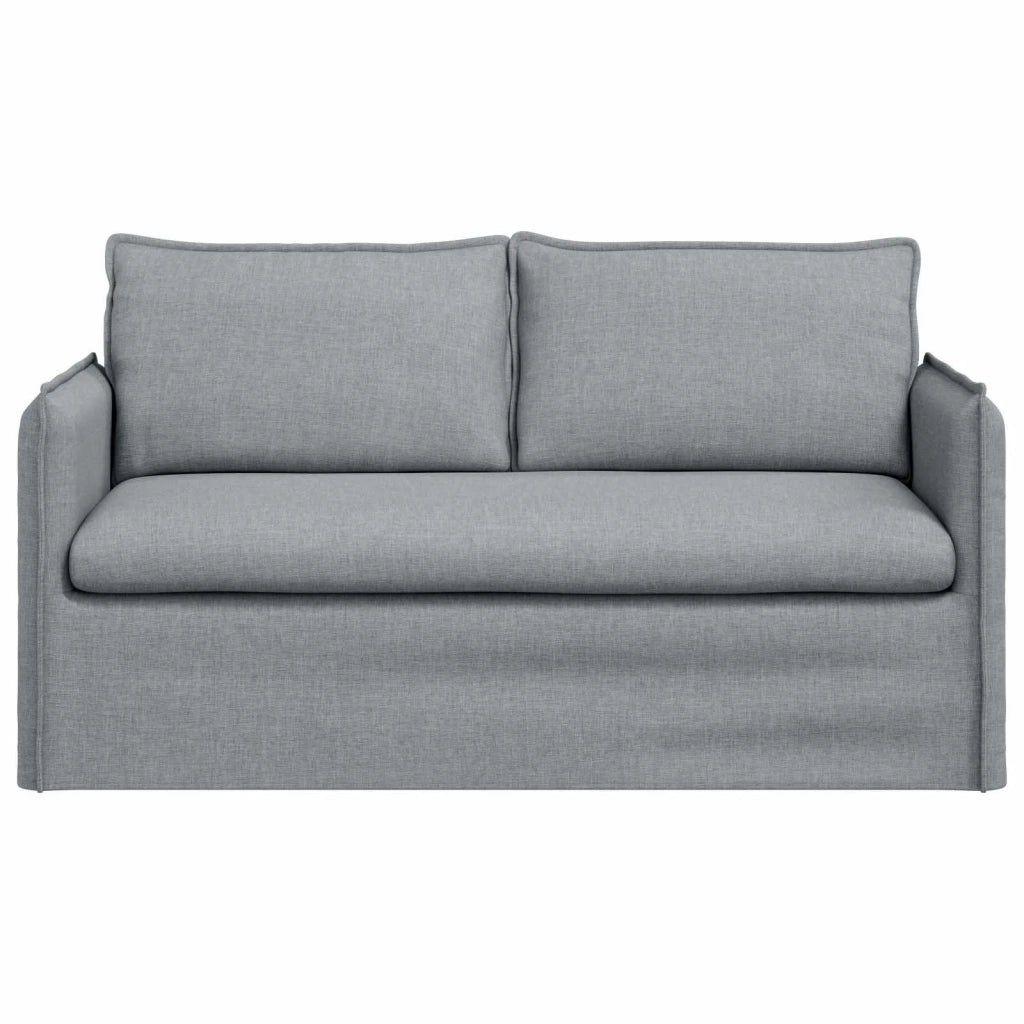 Divano | Divano da soggiorno | Sofa Grigio chiaro 156 x 82 x 85 cm Tessuto