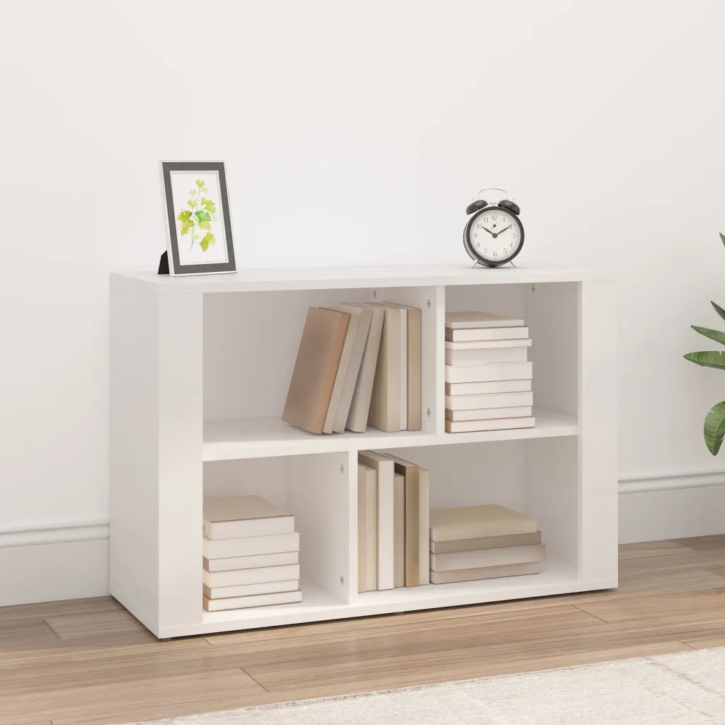 Credenza Bianca 80x30x54 cm in Legno Multistrato 819476