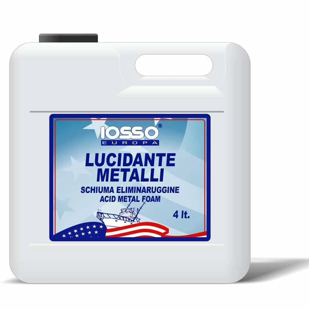 Lucidante per metalli iosso tanica litri 4