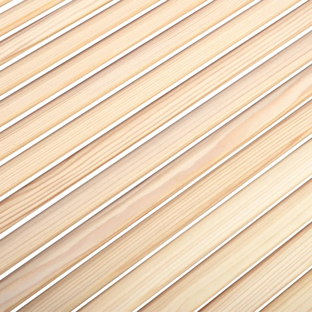 Anta con Design a Lamelle 99,3x39,4 cm in Legno di Pino 151133