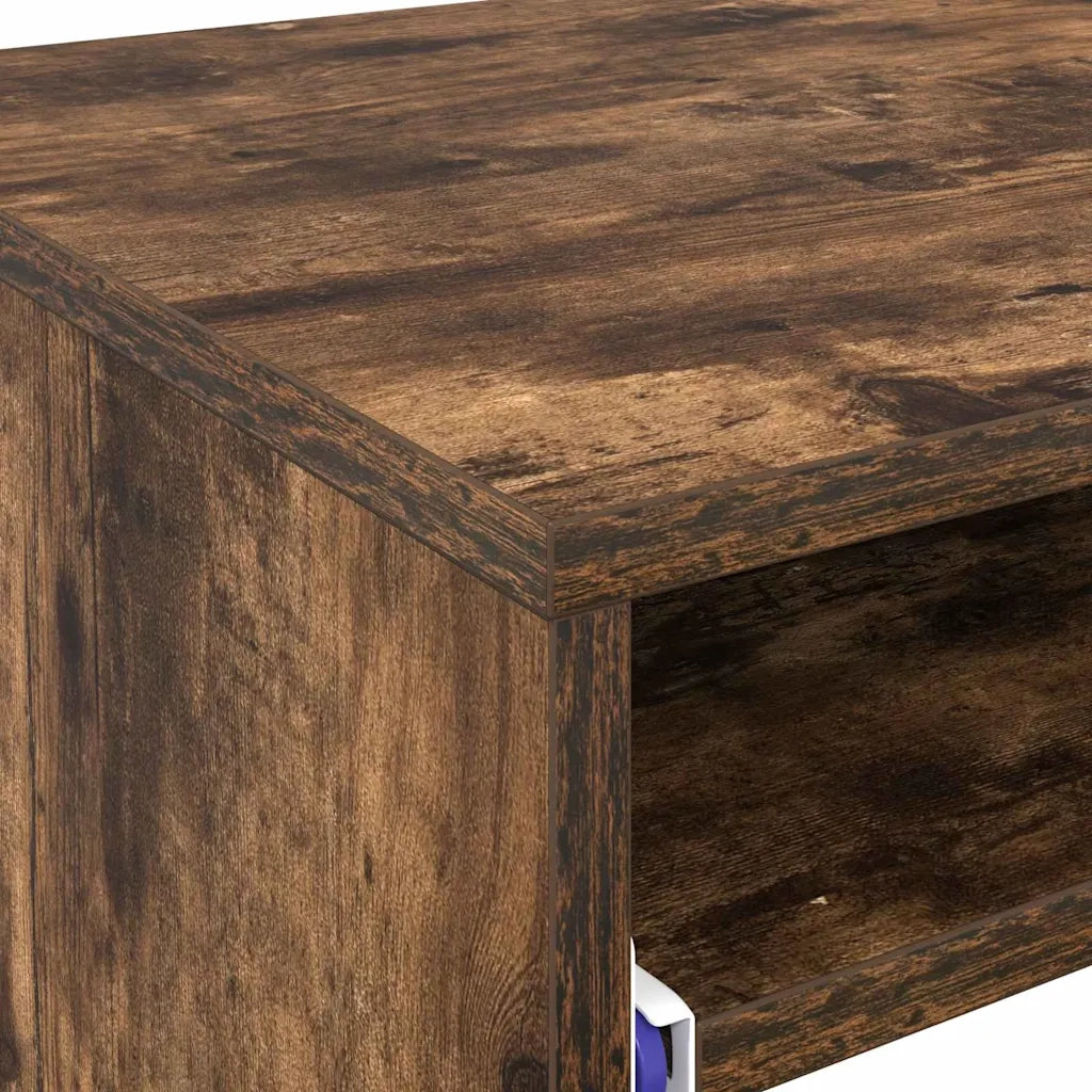 Scrivania | Tavolo da Ufficio Rovere fum¨¦ 77.5 x 43 x 79 cm Legno multistrato
