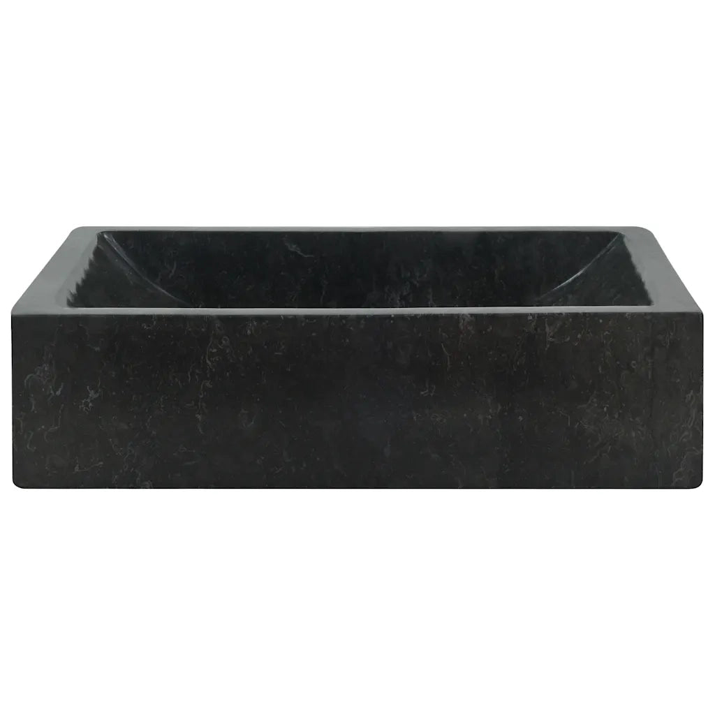 Lavello 45x30x12 cm Marmo Lucido Nero CFW4914918