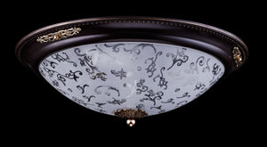 Plafoniera Ceiling & Wall in Metallo Diametrik Marrone con Oro