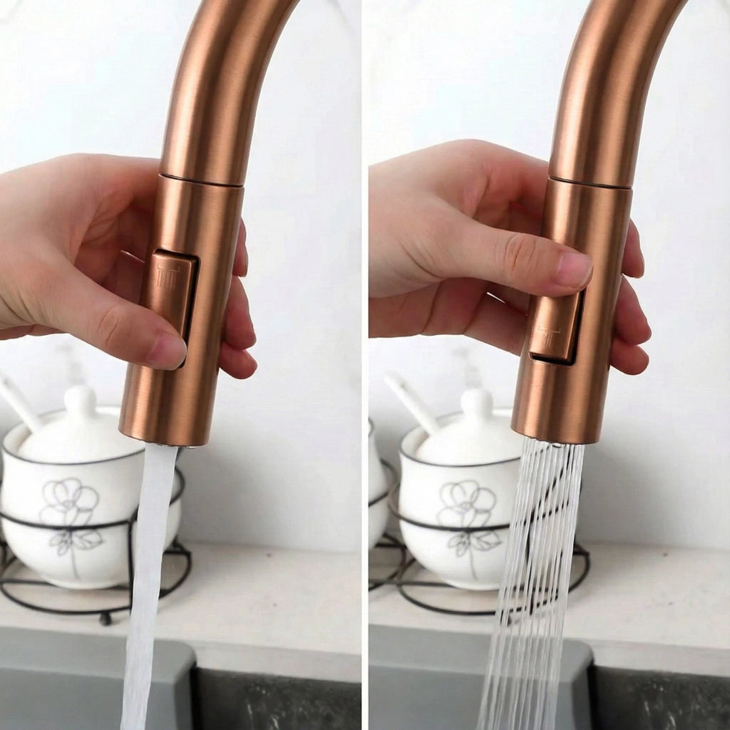 Rubinetto Da Cucina Rea Eco Fresh Brush Copper