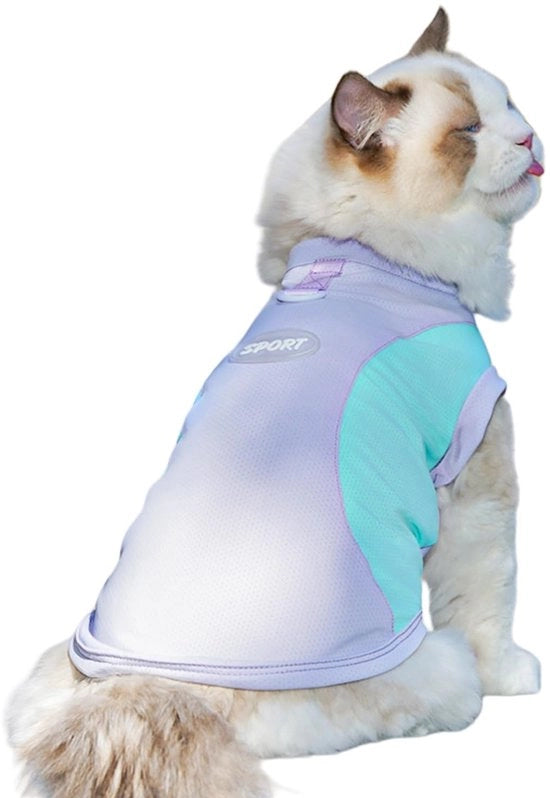 Vestito per Gatti - Materiale Respirante - Raffreddamento Effettivo - Design Leggero e Pratico