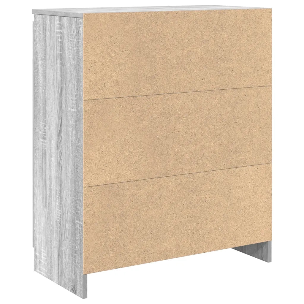Credenza con Cassetto-Buffet-Armadio da cucina Grigio Sonoma 71x35x84 cm in Truciolato
