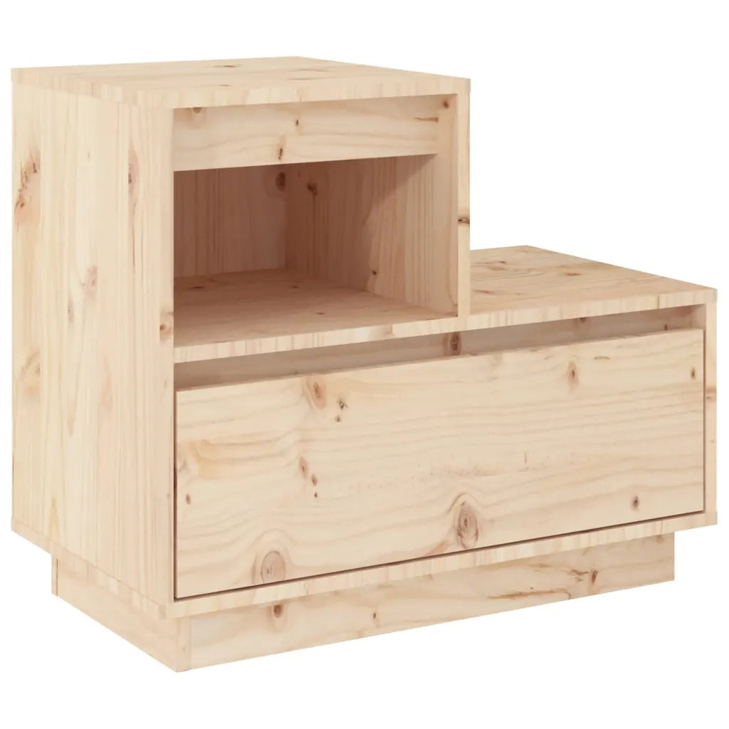 Comodino 60x34x51 cm in Legno Massello di Pino 814374