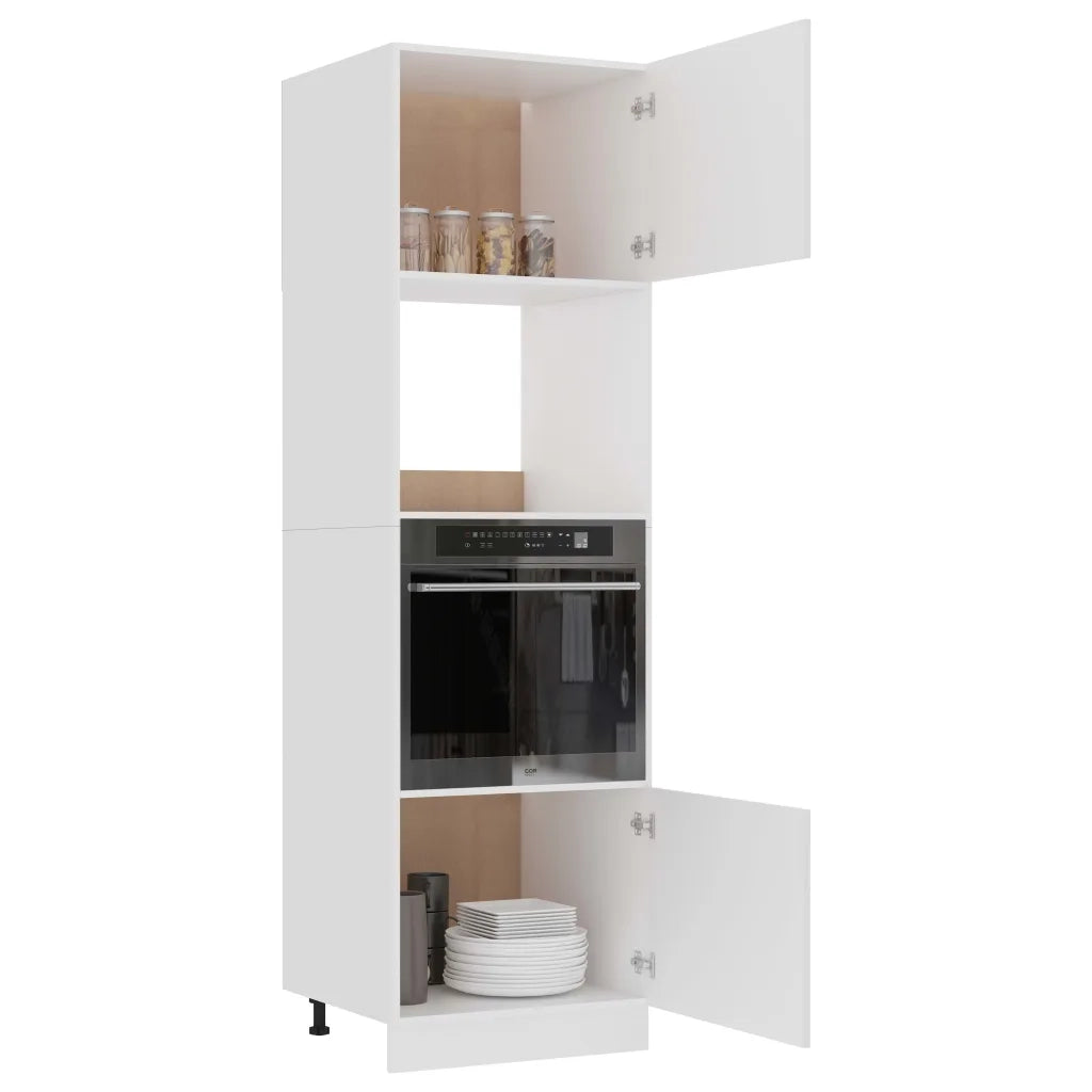 Armadio per Microonde “Lyon” Bianco 60x57x207 cm 802546