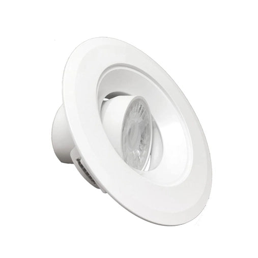 Portafaretto faro Faretto LED Luce Naturale 4200k COB 8w orientabile rotondo foro incasso 65-1115mm
