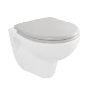 Copriwater originale serie Domus bianco lucido in termoindurente